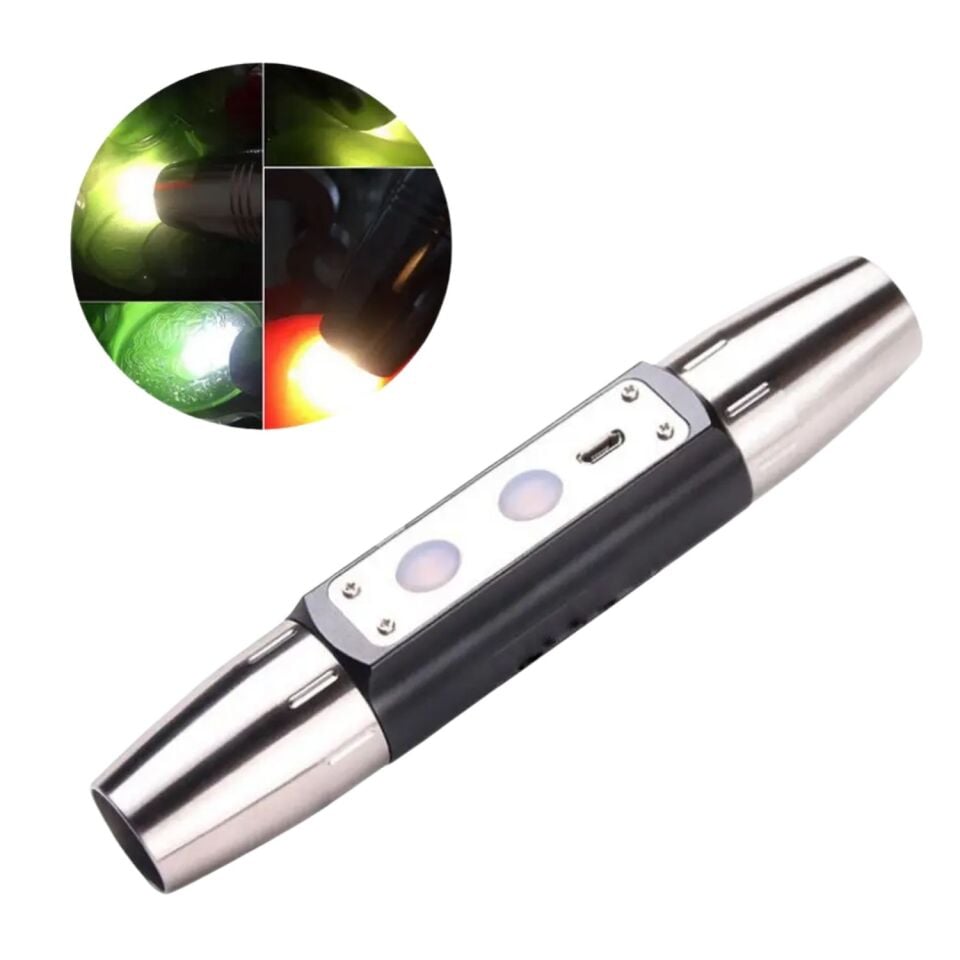 Uv Ledli El Feneri - Powerdex - Su Geçirmez - 20 W - Siyah - PD-9007