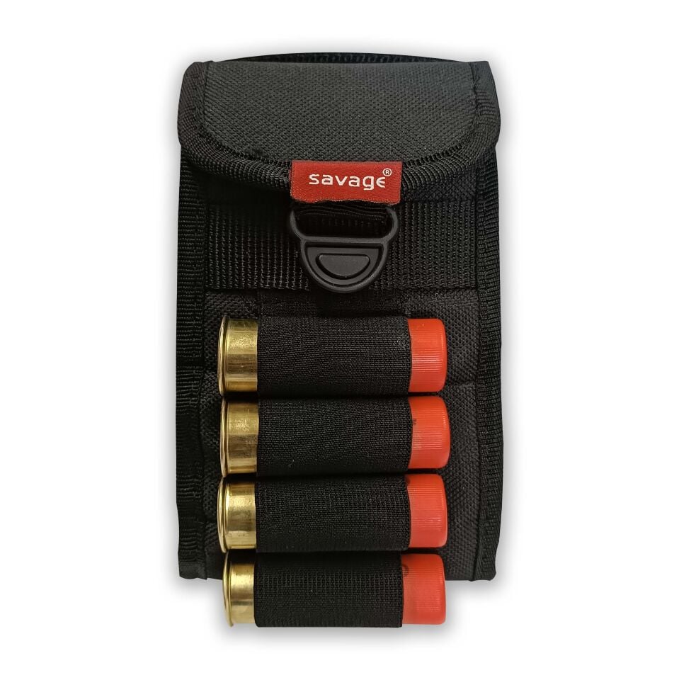 Savage Tactical Çift Taraflı Kemer Fişekliği Siyah (DR.001)