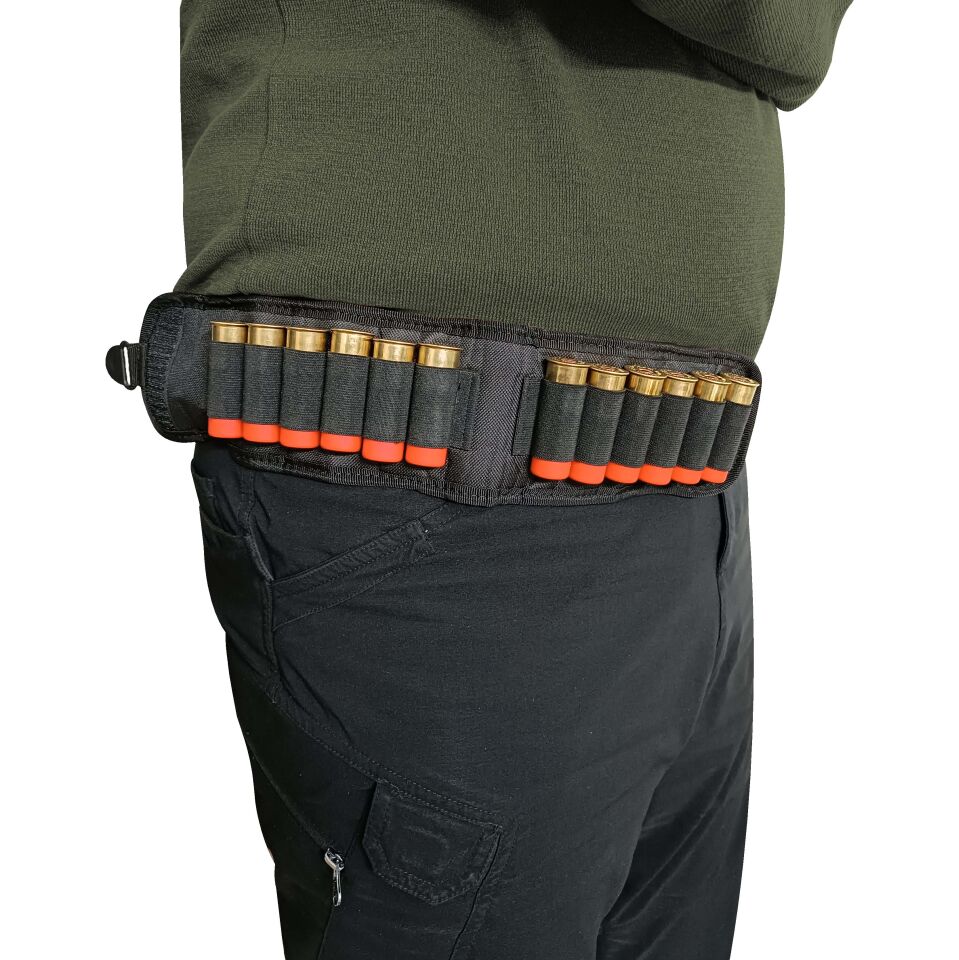 Savage Tactical Çift Taraflı Kemer Fişekliği Siyah (DR.001)