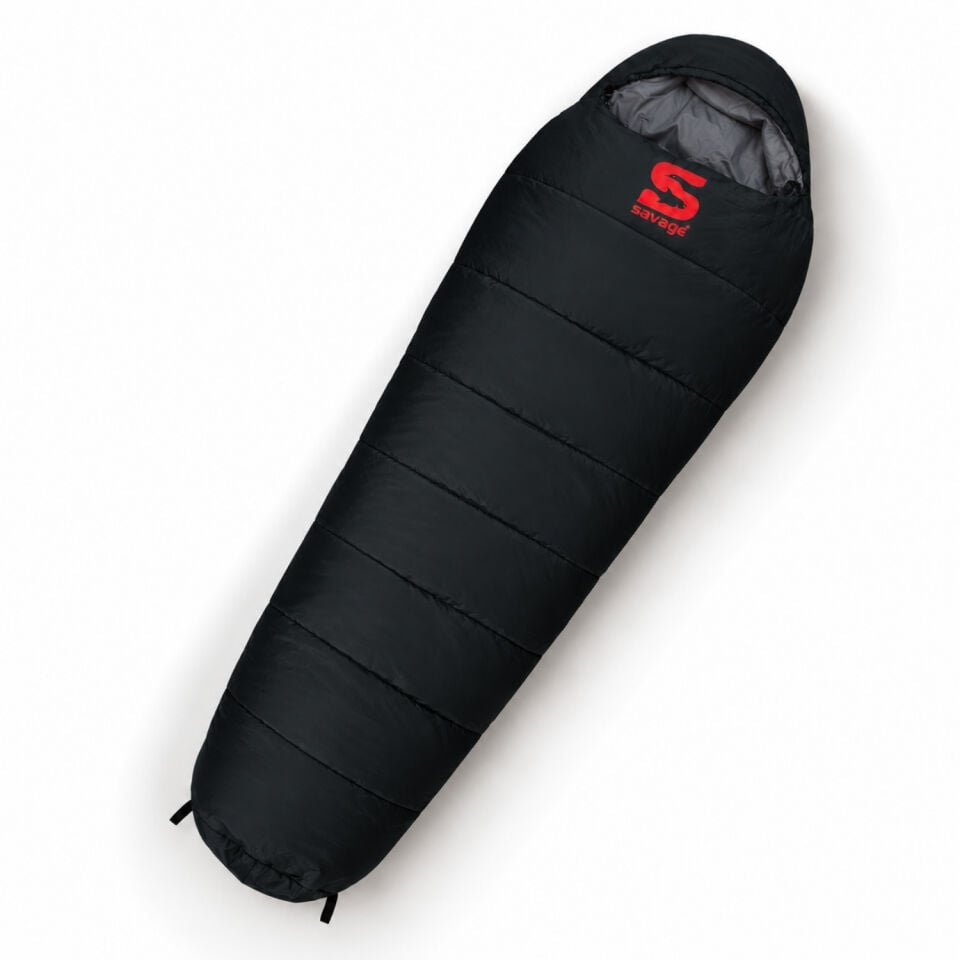 Kamp Uyku Tulumu - Zenith - Siyah - Extreme -30C° - Savage YS-530