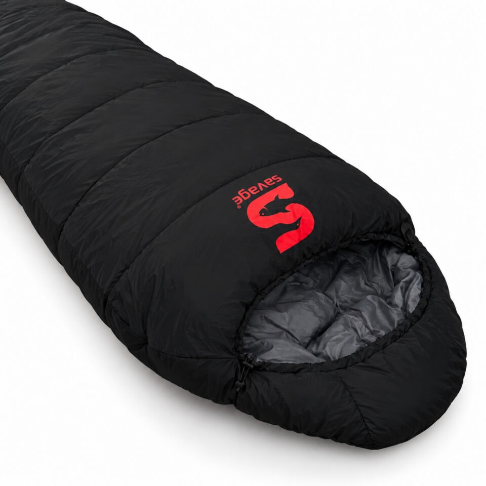 Kamp Uyku Tulumu - Zenith - Siyah - Extreme -30C° - Savage YS-530