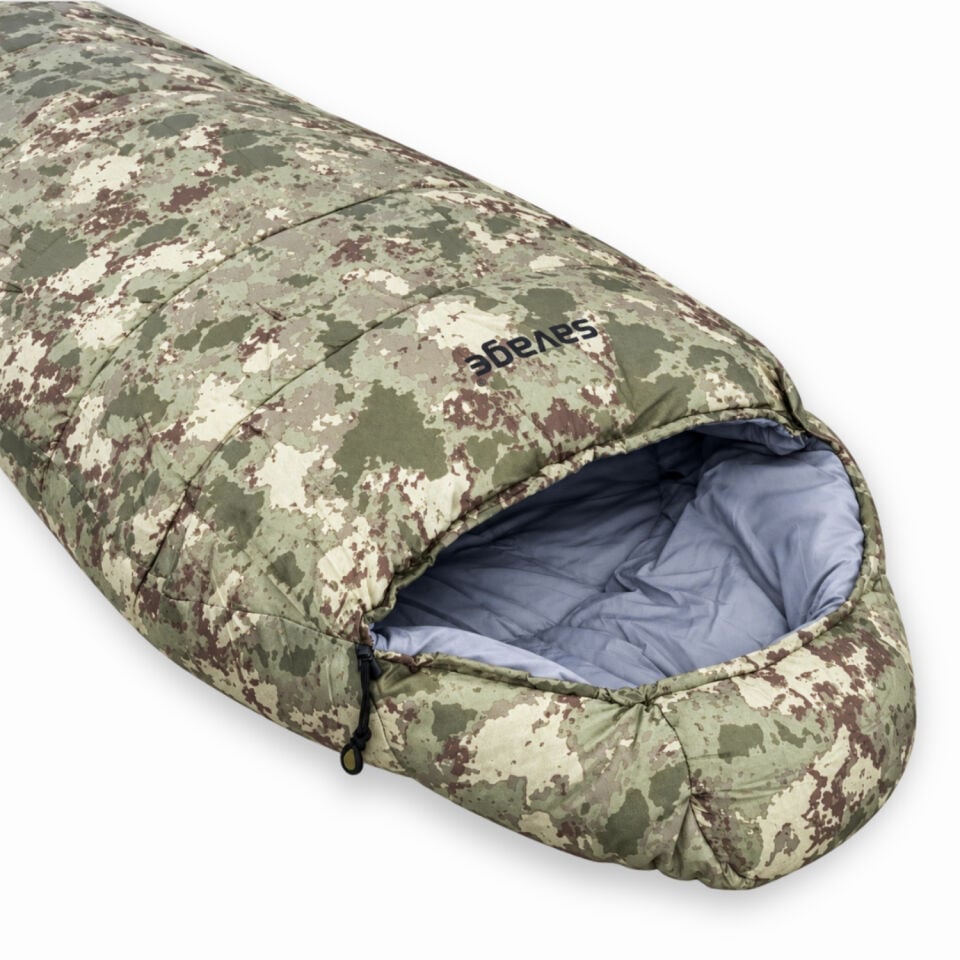 Kamp Uyku Tulumu - Army - Dijital Kamuflaj - Extreme -30C° - Savage YS-530