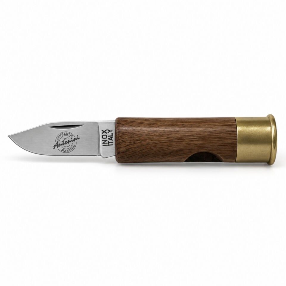 Antonini Old Bear Çakı - 12 CL.Temalı - Ağaç Desen - Antik Ceviz -Anto 1301-CU-S
