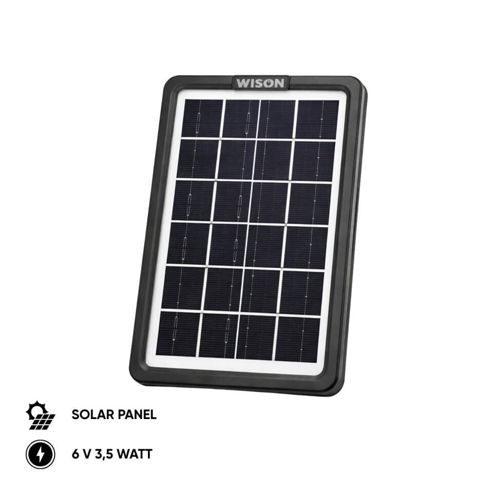 Solar Panelli Şarj Cihazı - 5 Usb Başlıklı - Wison - 3.5 Watt (WS-6010)