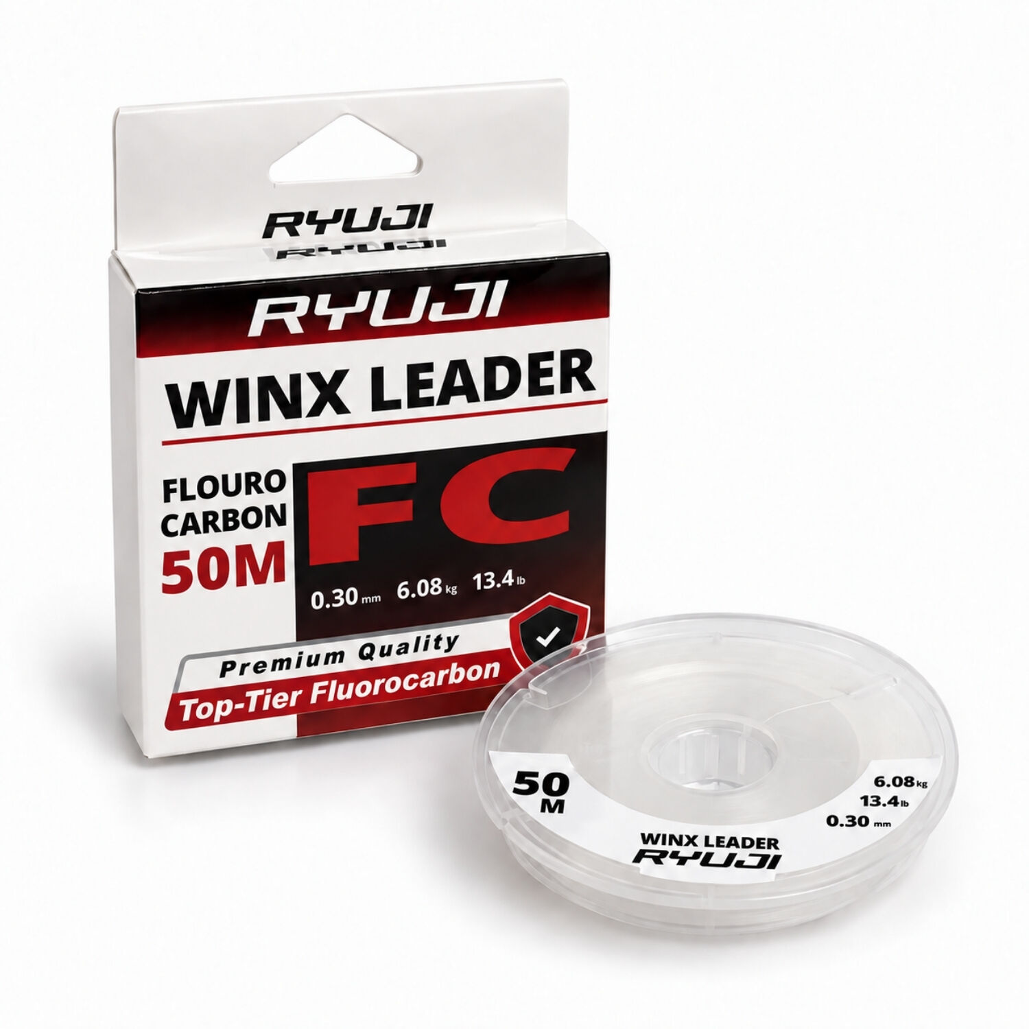 Fluorocarbon Lider Misina - Ryuji Winx Leader - 50 mt - 0,30mm