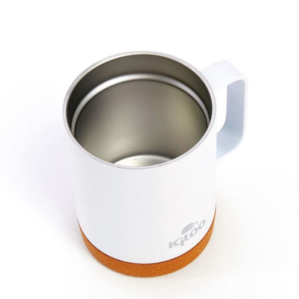 Çelik Mug Termos - Igloo - Cork - 350ml - Beyaz - 205696