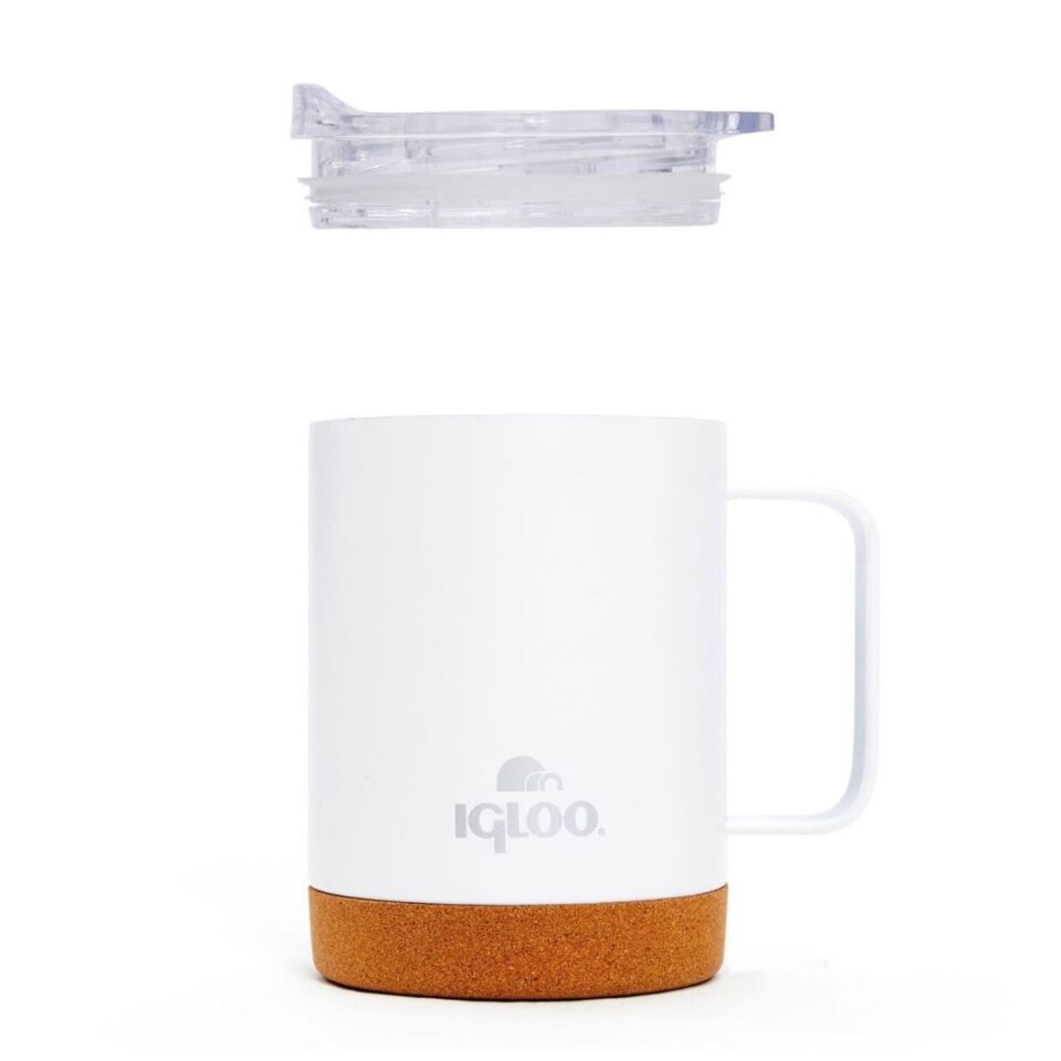 Çelik Mug Termos - Igloo - Cork - 350ml - Beyaz - 205696