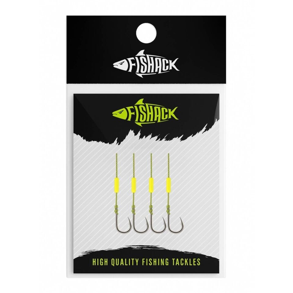 LRF Assist İğne - İpli LRF Hırsız İğnesi - Stoperli - 4 Adet - Fishack