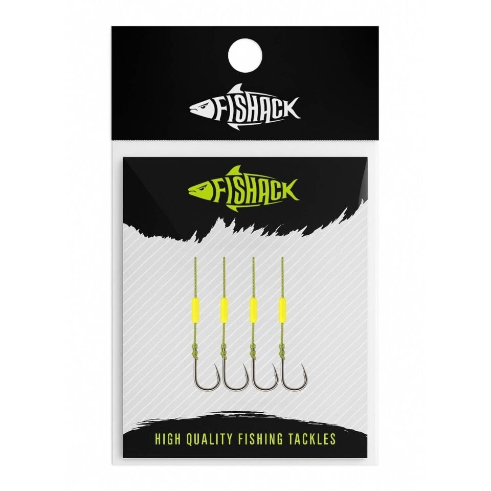 LRF Assist İğne - İpli LRF Hırsız İğnesi - Stoperli - 4 Adet - Fishack