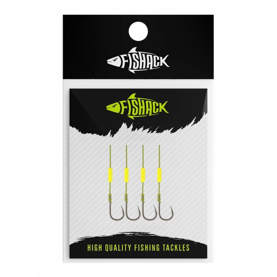 LRF Assist İğne - İpli LRF Hırsız İğnesi - Stoperli - 4 Adet - Fishack