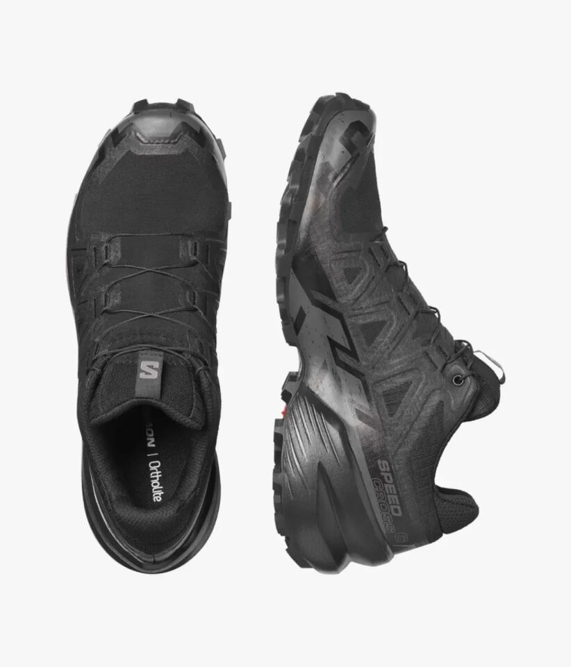 Salomon Speedcross 6 Erkek Koşu Ayakkabısı - Black/Black/Phantom
