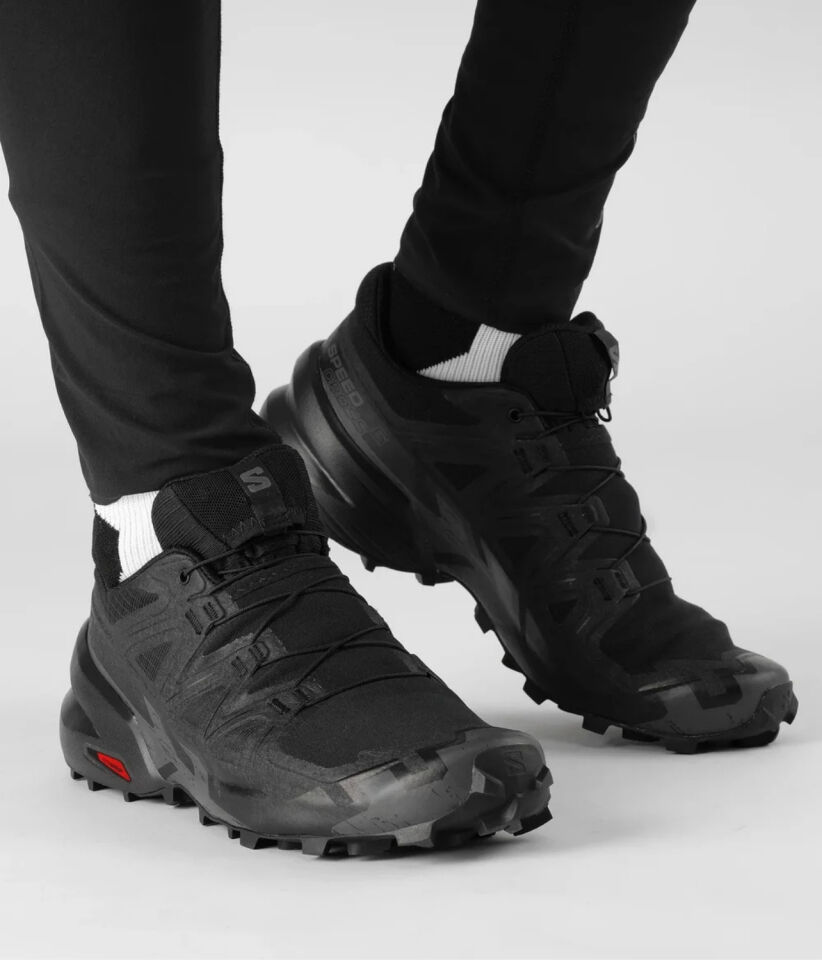 Salomon Speedcross 6 Erkek Koşu Ayakkabısı - Black/Black/Phantom
