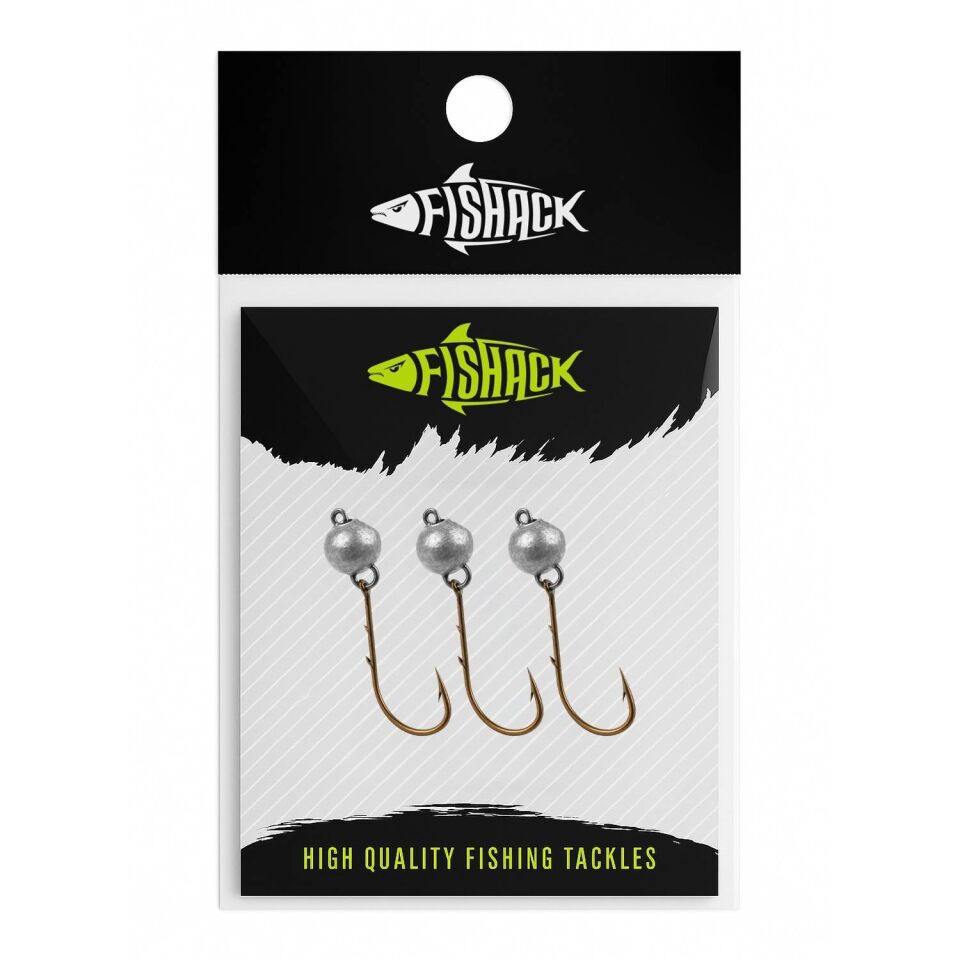 Mafsallı Jighead - Hareketli Kurşunlu İğne - Fishack - 7 Gram - 3'lü Paket