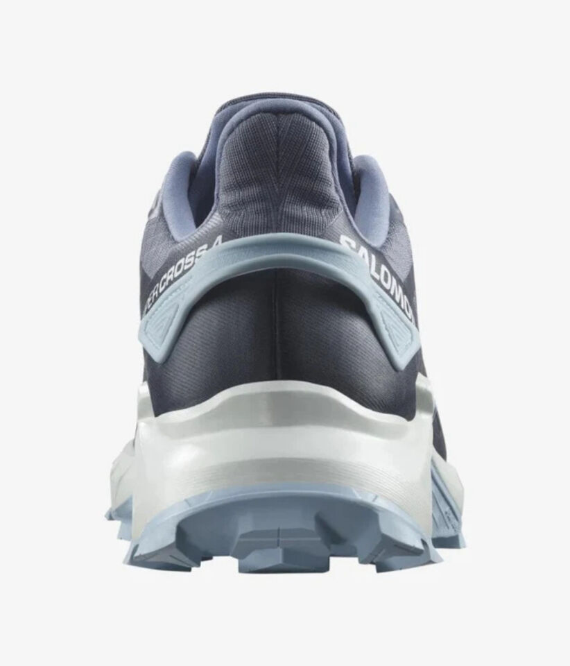 Salomon Supercross 4 Kadın Koşu Ayakkabısı - Grisaille/White/Cashmere Blue