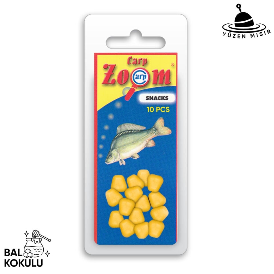 Yüzen Silikon Mısır Yem - Yüzen Sazan Mısırı - Mini - 10 Adet - Bal Kokulu