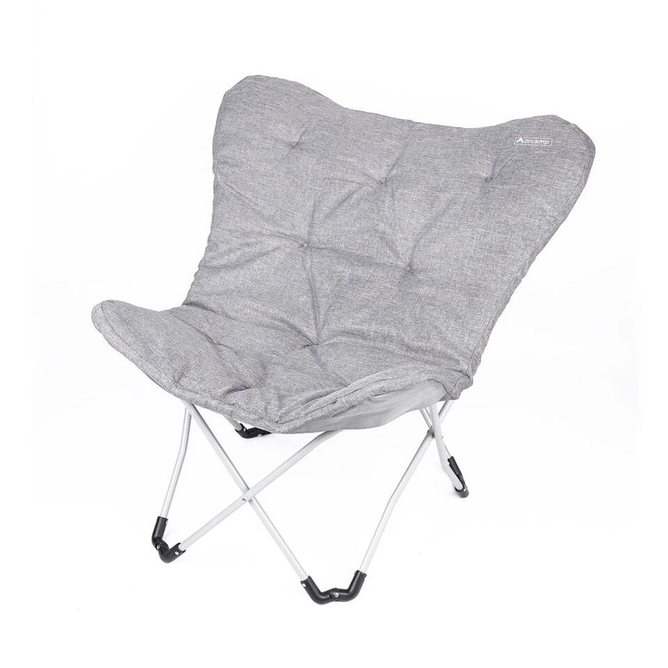 Katlanabilir Kamp Sandalyesi - Cozy - Orcamp - Gri - (OUT-2180)