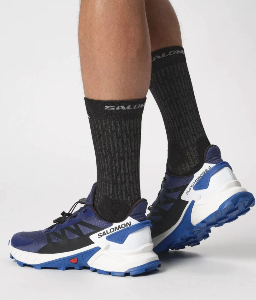 Salomon Supercross 4 Erkek Koşu Ayakkabısı - Blue Print/Black/Lapis Blue