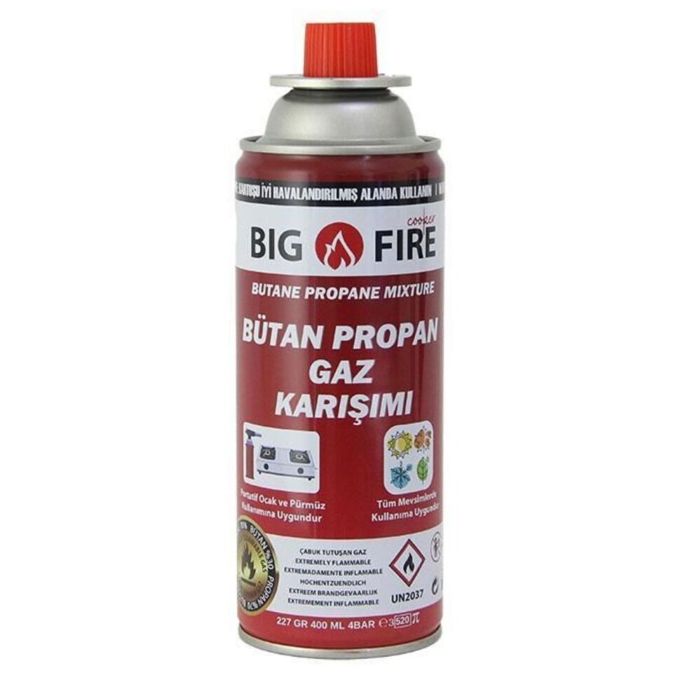 Kamp Ocak Gazı - Valfli Kartuş - Big Fire Power - 227gr - BGF-227