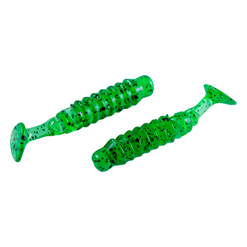 Silikon Kurt Yem - 1,5g 45mm - Fishack - 10 Adet - Yeşil