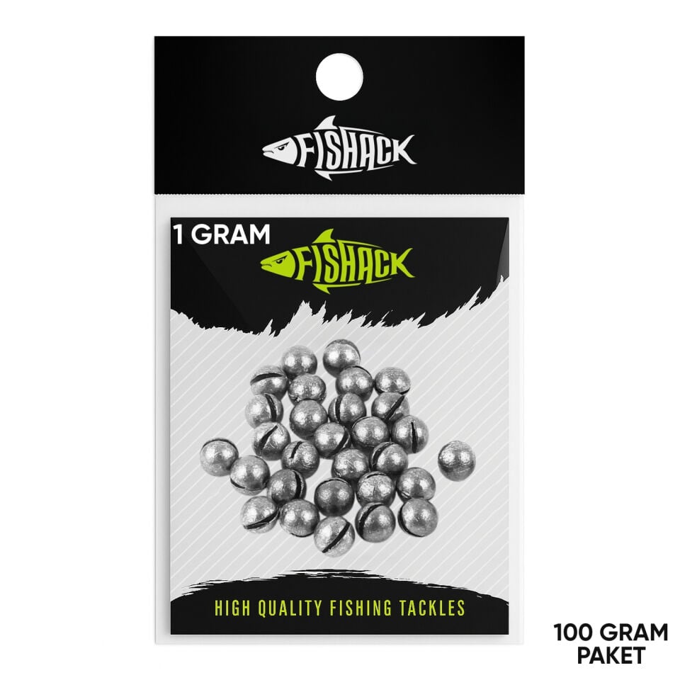 Kıstırma Yarma Kurşun - Kesikli Olta Kurşunu - 1 Gram (100 gr)