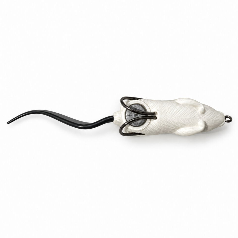 Silikon Fare - 15g 70mm - Fishack RatX - UV Boyalı - Black White