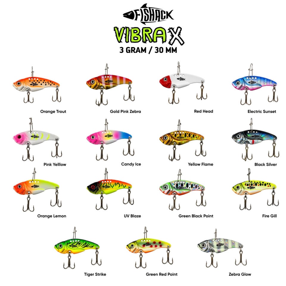 Vibrasyon Yem - LRF/Spin Jig - Fishack VibraX - 3g 30mm