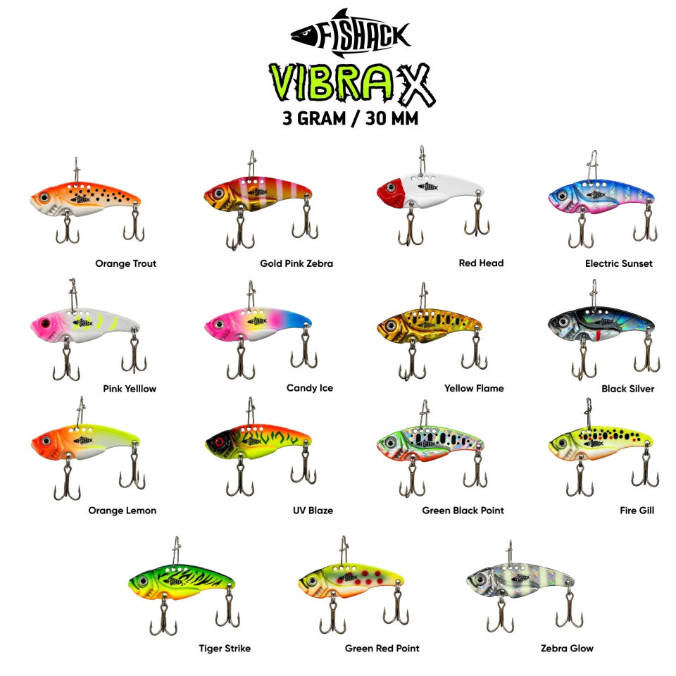 Vibrasyon Yem - LRF/Spin Jig - Fishack VibraX - 3g 30mm