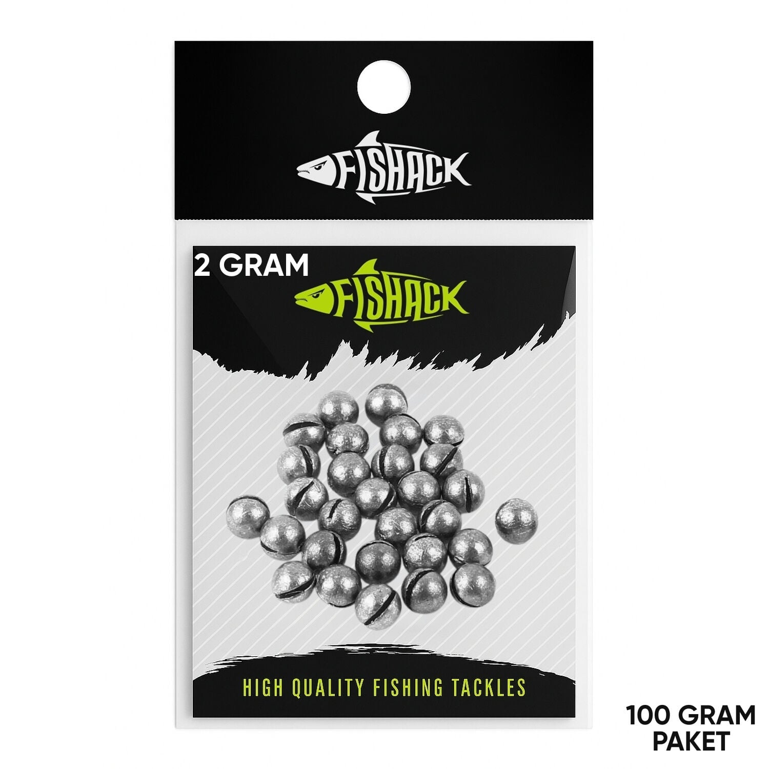 Kıstırma Yarma Kurşun - Kesikli Olta Kurşunu - 2 Gram (100 gr)