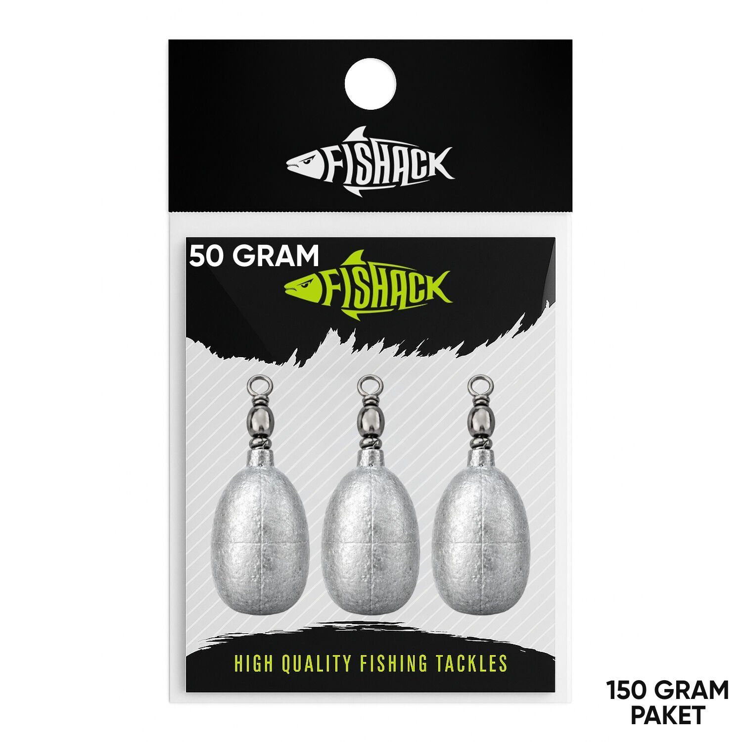 Fishack Fırdöndülü Kurşun 50gr (150gr)