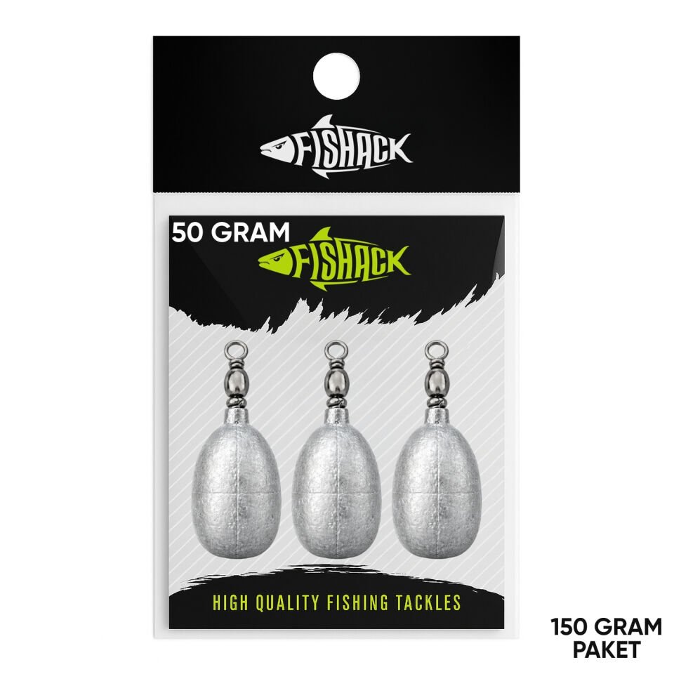Fishack Fırdöndülü Kurşun 50gr (150gr)