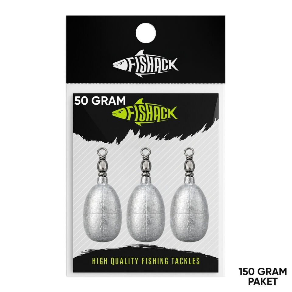 Fishack Fırdöndülü Kurşun 50gr (150gr)