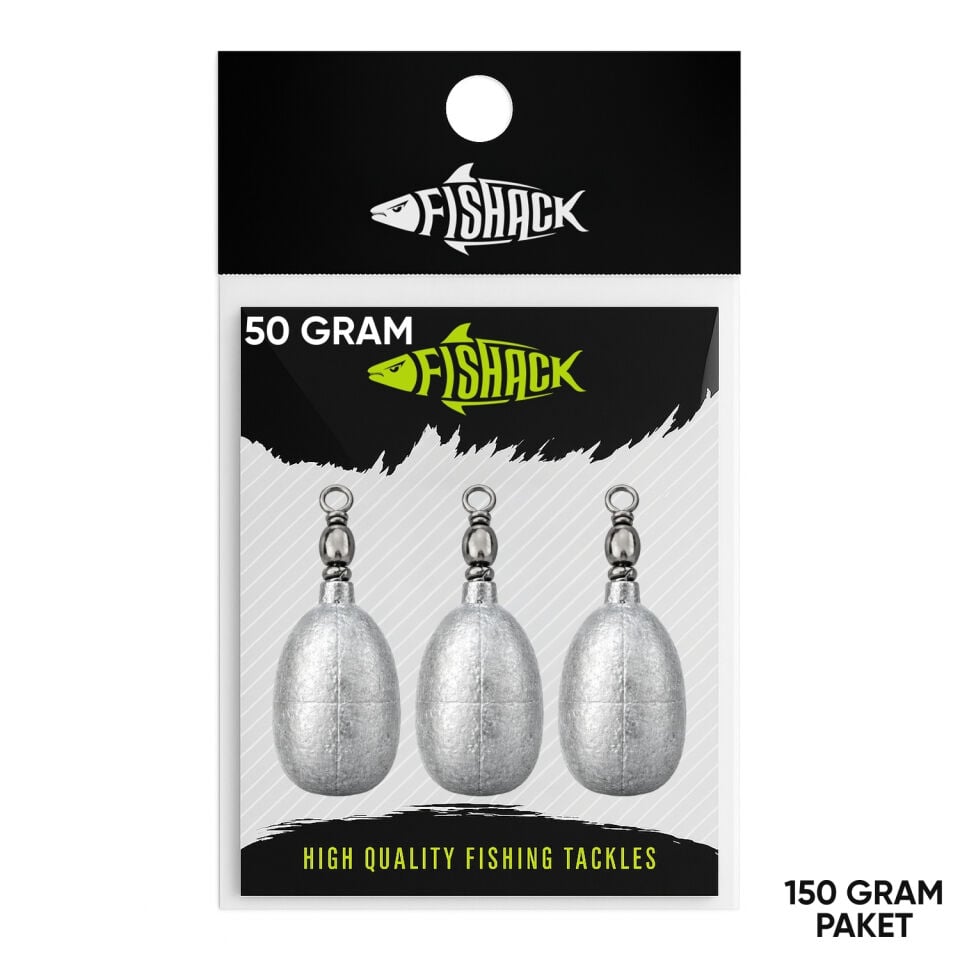 Fishack Fırdöndülü Kurşun 50gr (150gr)