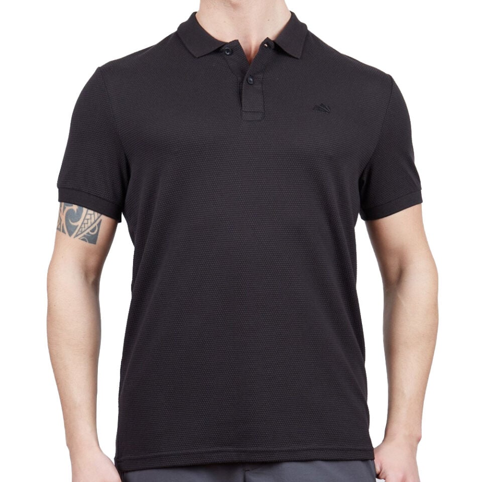 Erkek Polo Yaka Tişört - Roc - Siyah (600603)