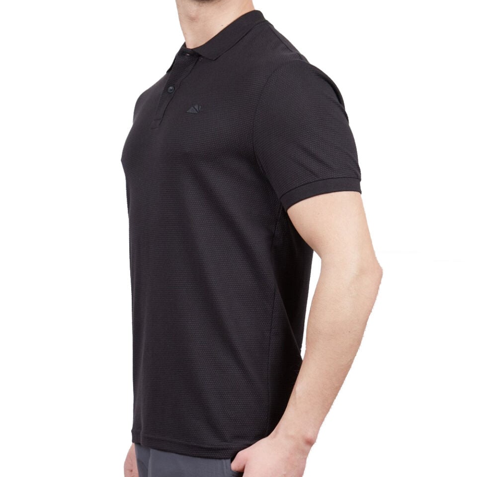 Erkek Polo Yaka Tişört - Roc - Siyah (600603)