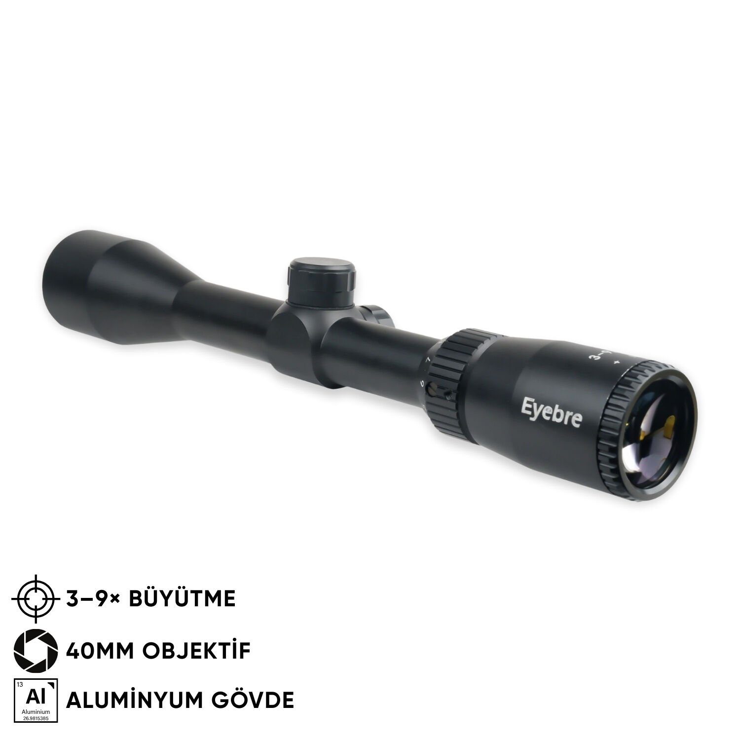 Eyebre 3-9x40 Tüfek Dürbünü