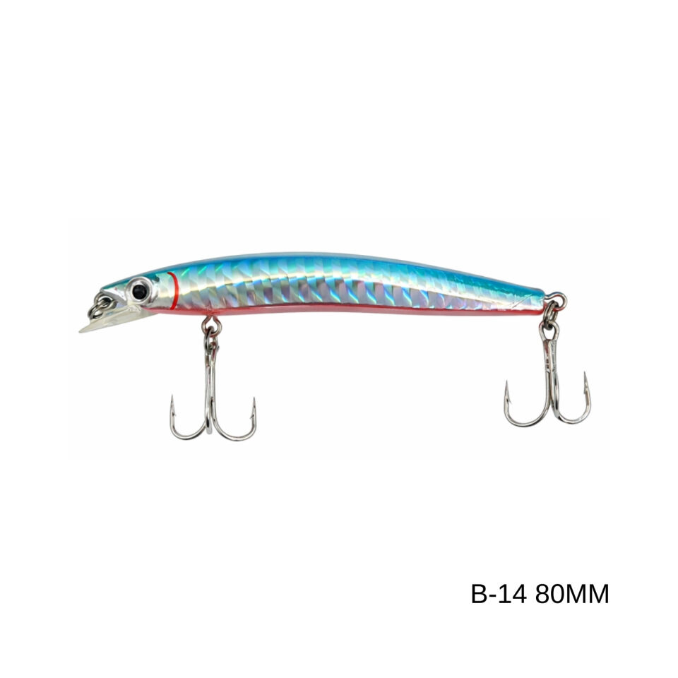 Maket Balık - Kurşun Arkası Rapala - 8cm 5gr - Sea Bose B-14