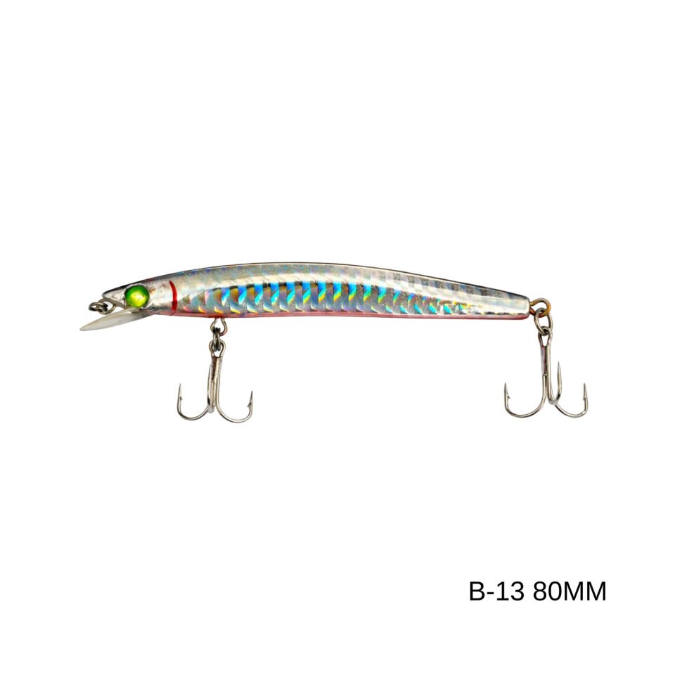 Maket Balık - Kurşun Arkası Rapala - 8cm 5gr - Sea Bose B-13