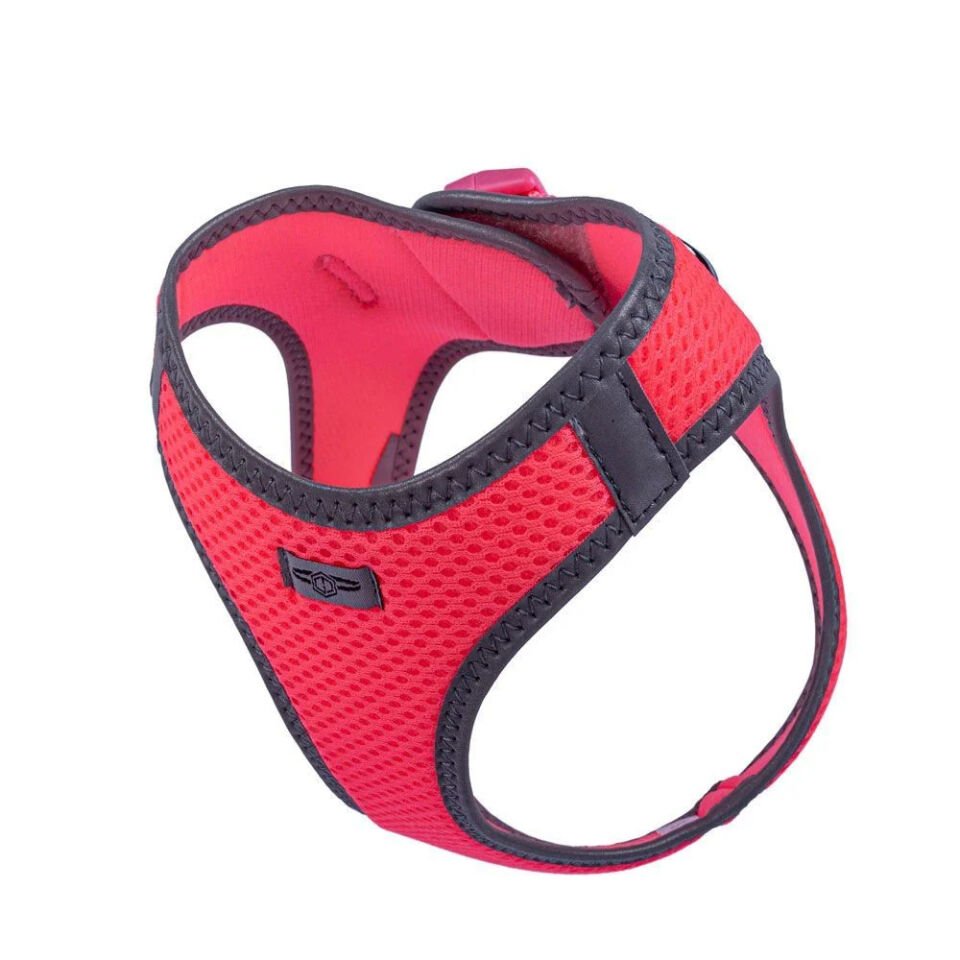 Doggie Havalı Dokuma Reflektörlü Küçük Irk Göğüs Tasması Pembe 32-38 cm (ARG-S)