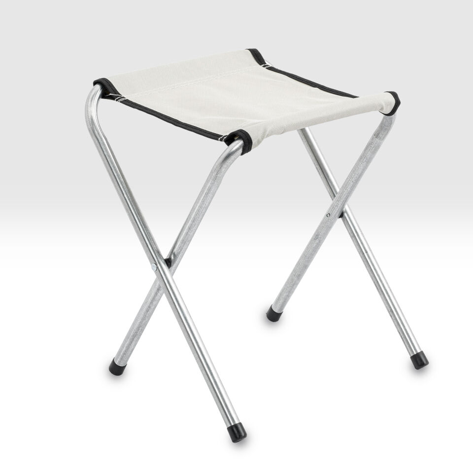 Katlanabilir Kamp Masası Seti - 4/6 Kişilik - 4 Tabureli - Elevate Plus - Siyah