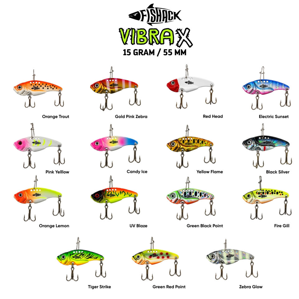 Vibrasyon Yem - LRF/Spin Jig - Fishack VibraX - 15g 55mm