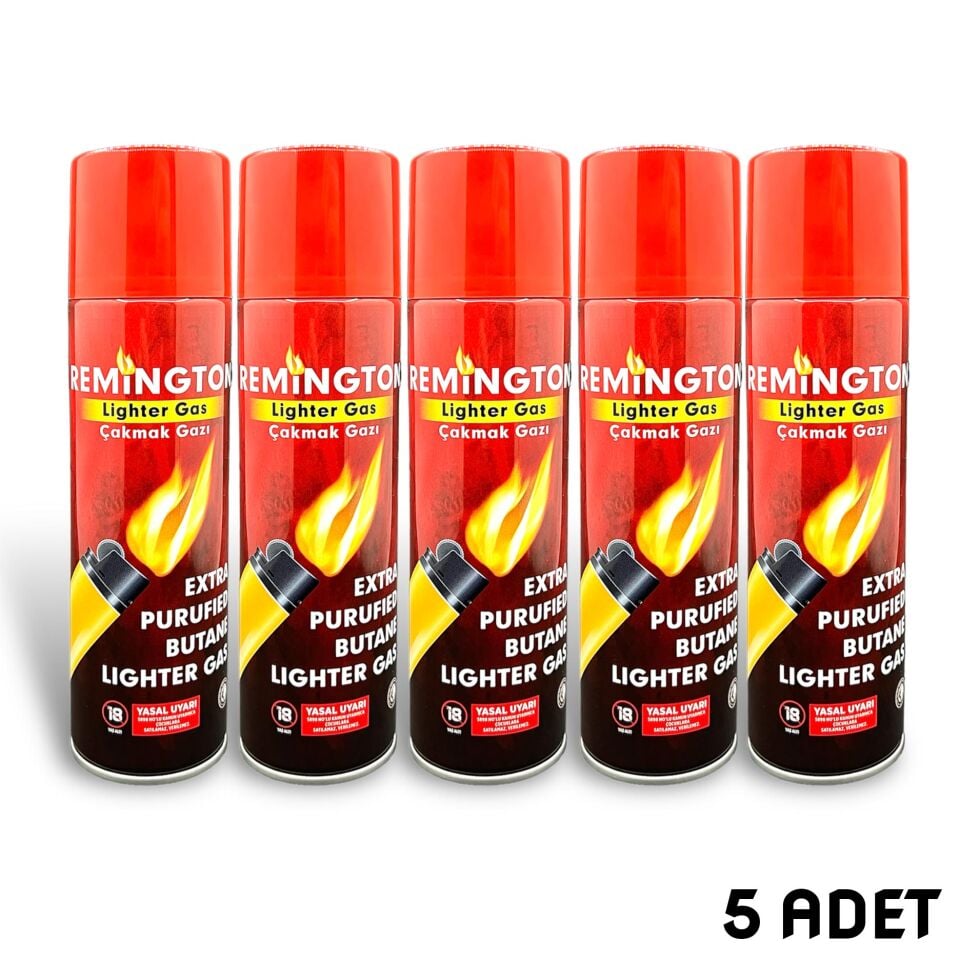 Çakmak Gazı Tüpü - Tam Dolu - 270 ml. - 5'li  (RMTN)