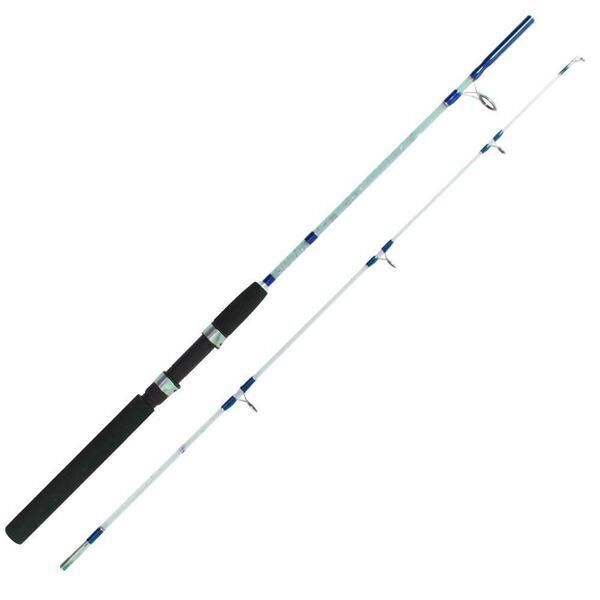 İki Parça Dolgu Olta Kamışı - Pacific - Mavi - 240cm 20/40 gr
