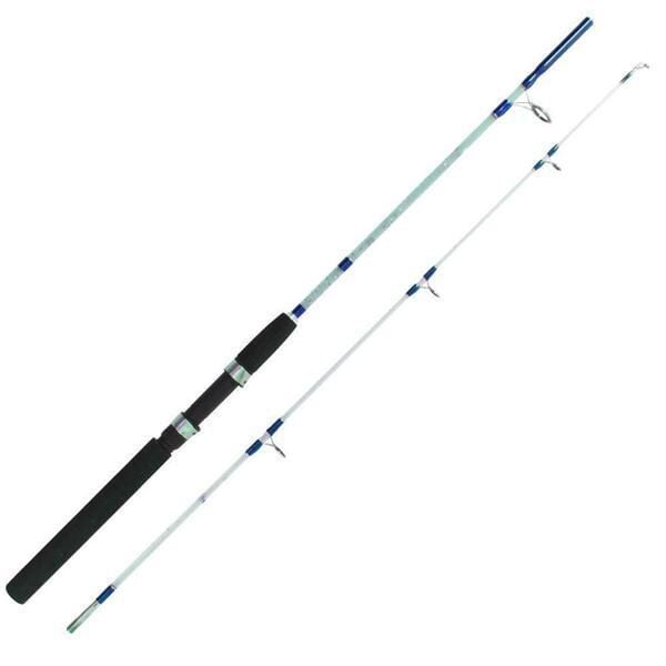 İki Parça Dolgu Olta Kamışı - Pacific - Mavi - 240cm 20/40 gr