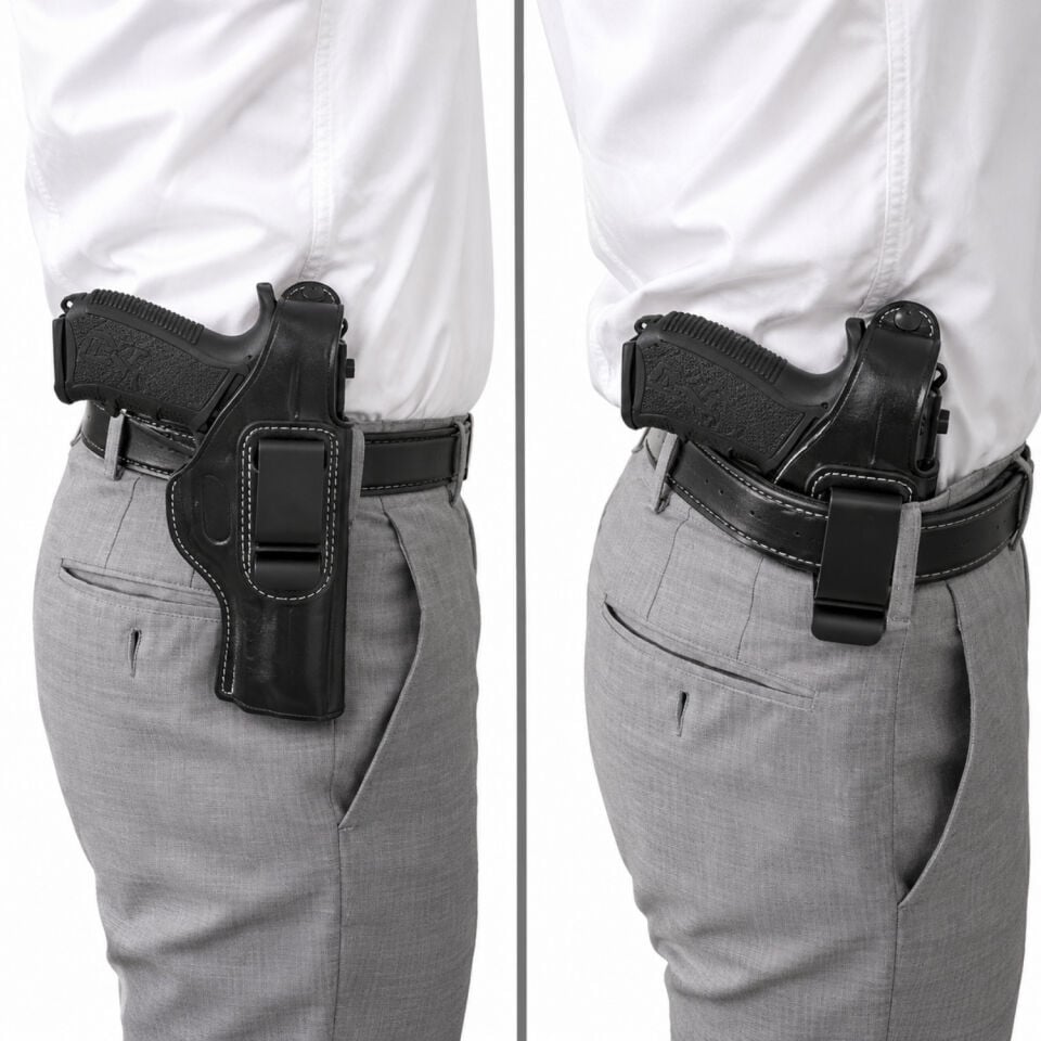 Savage Belt Maşalı Tabanca Kılıfı F92 Beretta - Siyah