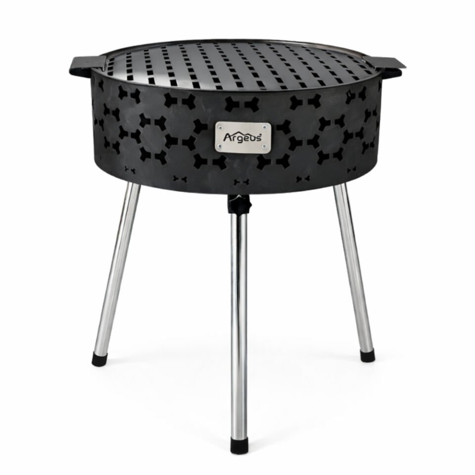 Taşınabilir Kömür Barbekü Mangal  - Büyük - 44cm*13cm*67cm