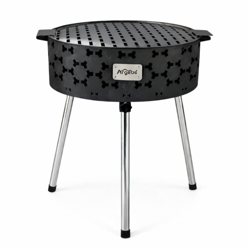 Taşınabilir Kömür Barbekü Mangal  - Büyük - 44cm*13cm*67cm
