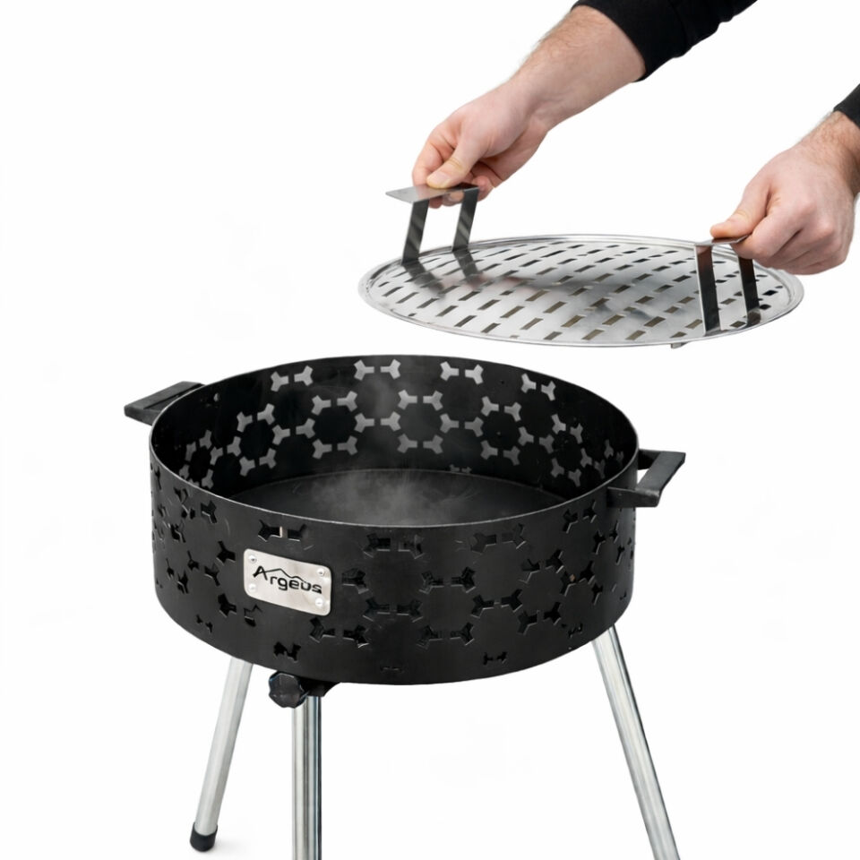 Taşınabilir Kömür Barbekü Mangal - Küçük - 33cm*13cm*52cm