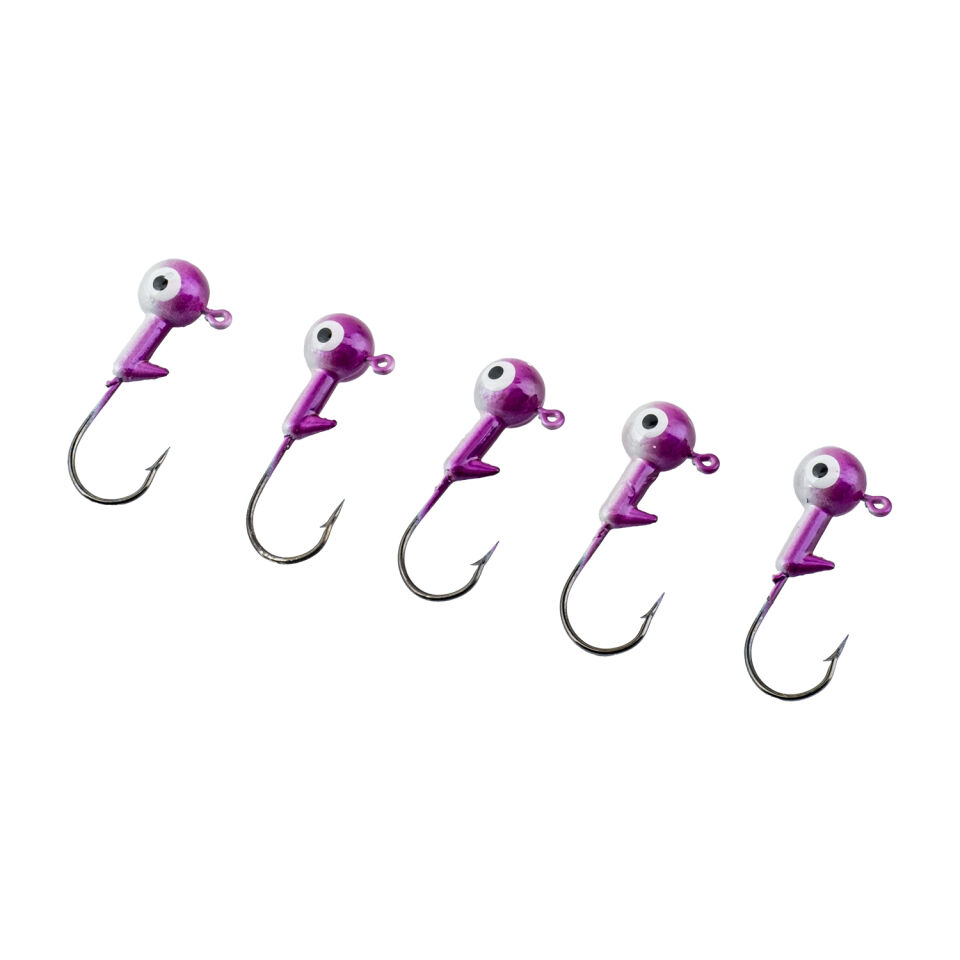 Jighead - Zoka - Kurşunlu Olta İğnesi - (XH-A 02) - Mor Beyaz - 6 Gr