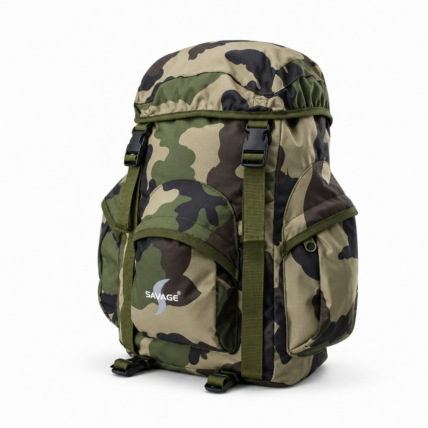 Su Geçirmez Outdoor Sırt Çantası - Kamp Çantası - Savage Ventura 35LT - Kamuflaj