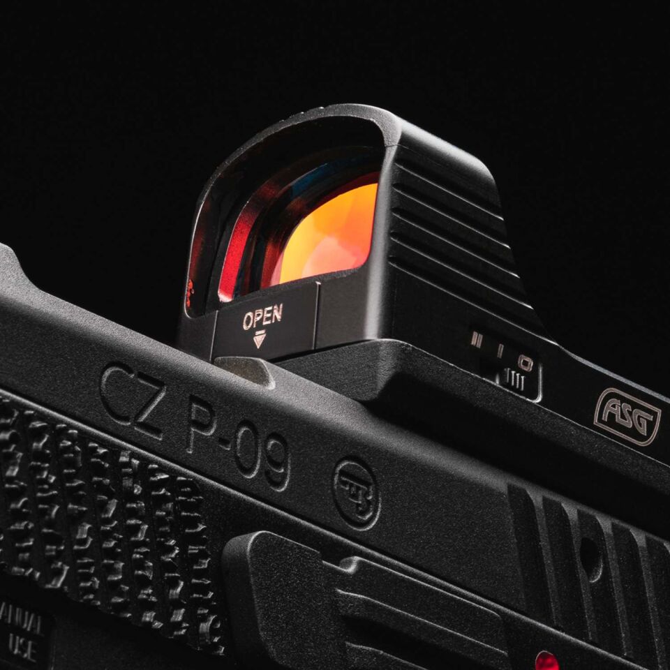 ASG CZ P09 Optic Blowback Airsof Havalı Tabanca 6 mm Siyah